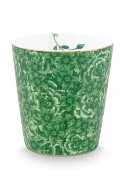 Best Pip Studio Royal Stripes Tasse Blumen & Teebeutelablage Grun