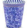 New Pip Studio Royal Stripes Tasse Blumen & Teebeutelablage Blau