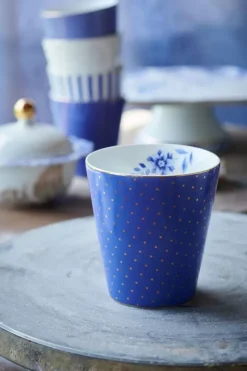 Outlet Pip Studio Royal Stripes Tasse Dots Blau