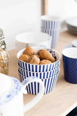 Outlet Pip Studio Royal Stripes Tasse Dots Blau