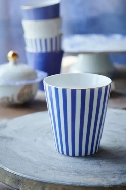 Discount Pip Studio Royal Stripes Tasse Klein Blau