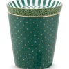 Discount Pip Studio Royal Stripes Tasse Punkte & Teebeutelablage Grun