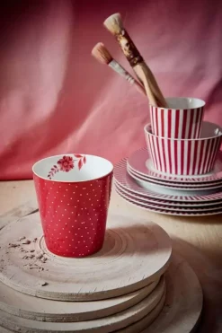 Discount Pip Studio Royal Stripes Tasse Punkte Dunkel Rosa