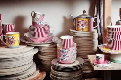 Discount Pip Studio Royal Stripes Tasse Punkte Dunkel Rosa