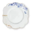 Pip Studio Royal White Frühstücksteller Golden Dots 23,5 Cm
