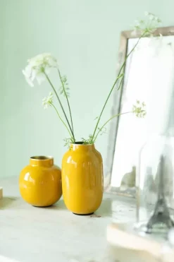 Sale Pip Studio Runde Mini Vase 10 Cm Gelb