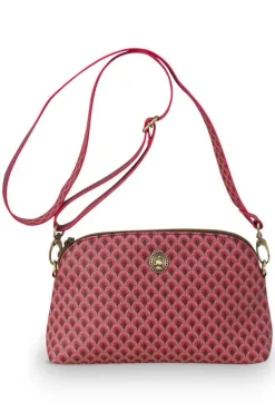Outlet Pip Studio Schultertasche Klein Suki Dunkel Rosa