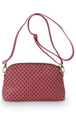 Outlet Pip Studio Schultertasche Klein Suki Dunkel Rosa