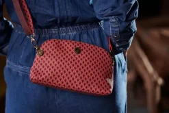 Outlet Pip Studio Schultertasche Klein Suki Dunkel Rosa