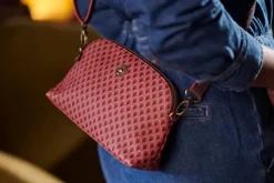 Outlet Pip Studio Schultertasche Klein Suki Dunkel Rosa