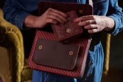 Discount Pip Studio Schultertasche Kyoto Festival Dunkel Rosa