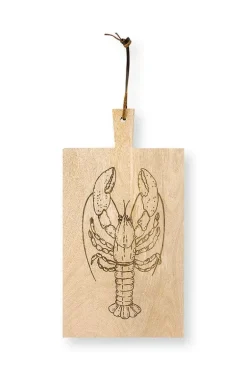 Clearance Pip Studio Servierbrett Rechteckig Holz Hummer Khaki