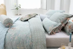 Discount Pip Studio Spannbettlaken Leafy Khaki Beige