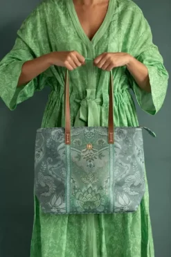 Sale Pip Studio Tasche Medium Kyoto Festival Grun