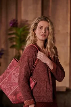 Sale Pip Studio Tasche Medium Kyoto Festival Dunkel Rosa