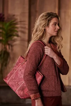 Sale Pip Studio Tasche Medium Kyoto Festival Dunkel Rosa