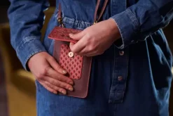 Hot Pip Studio Telefontasche Kyoto Festival Dunkel /Khaki Rosa