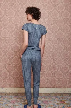 Outlet Pip Studio Top Kurze Armel Tegola Blau