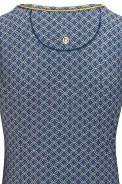 Outlet Pip Studio Top Kurze Armel Tegola Blau