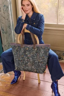 Best Pip Studio Tragetasche Tutti I Fiori Blau