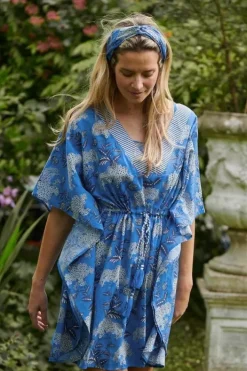 Outlet Pip Studio Tunic Flora Firenze Kobalt Blau