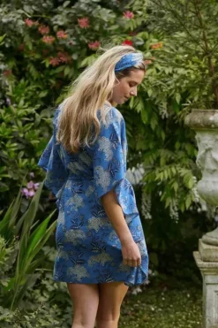 Outlet Pip Studio Tunic Flora Firenze Kobalt Blau