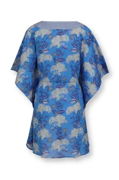 Outlet Pip Studio Tunic Flora Firenze Kobalt Blau