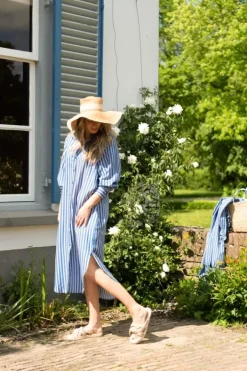 Online Pip Studio Tunic Sumo Stripe Blau