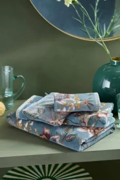 Hot Pip Studio Waschlappen Set/3 Secret Garden 16X22Cm Blau