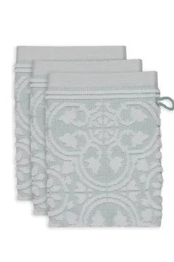 Outlet Pip Studio Waschlappen Set/3 Tile De Pip Hell 16X22 Cm Blau