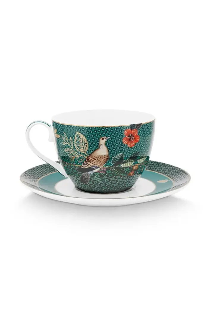 Sale Pip Studio Winter Wonderland Cappuccino Tasse & Untertasse Grun