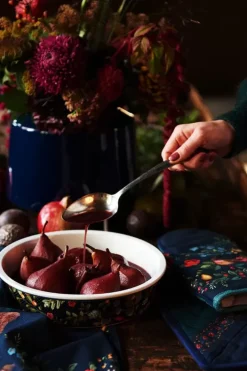 New Pip Studio Winter Wonderland Servierschale Runden Dunkelblau