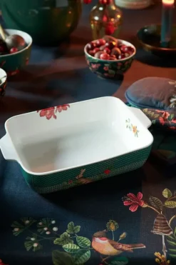 New Pip Studio Winter Wonderland Servierschale Rechteckig Gros Grun