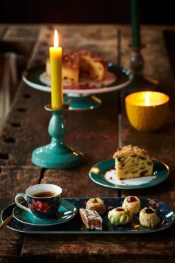 Pip Studio Winter Wonderland Set/2 Espresso Tassen & Untertassen Dunkelblau