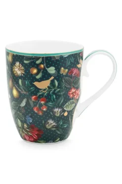 Pip Studio Winter Wonderland Tasse Gross Dunkel Blau