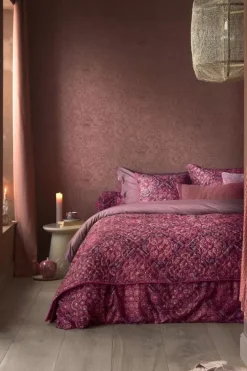 Clearance Pip Studio Zierkissen Quilted Il Mosaico Dunkelrot